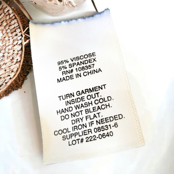 Midi sleeveless black and white striped knit dress size medium by a.n.a. - Picture 9 of 9